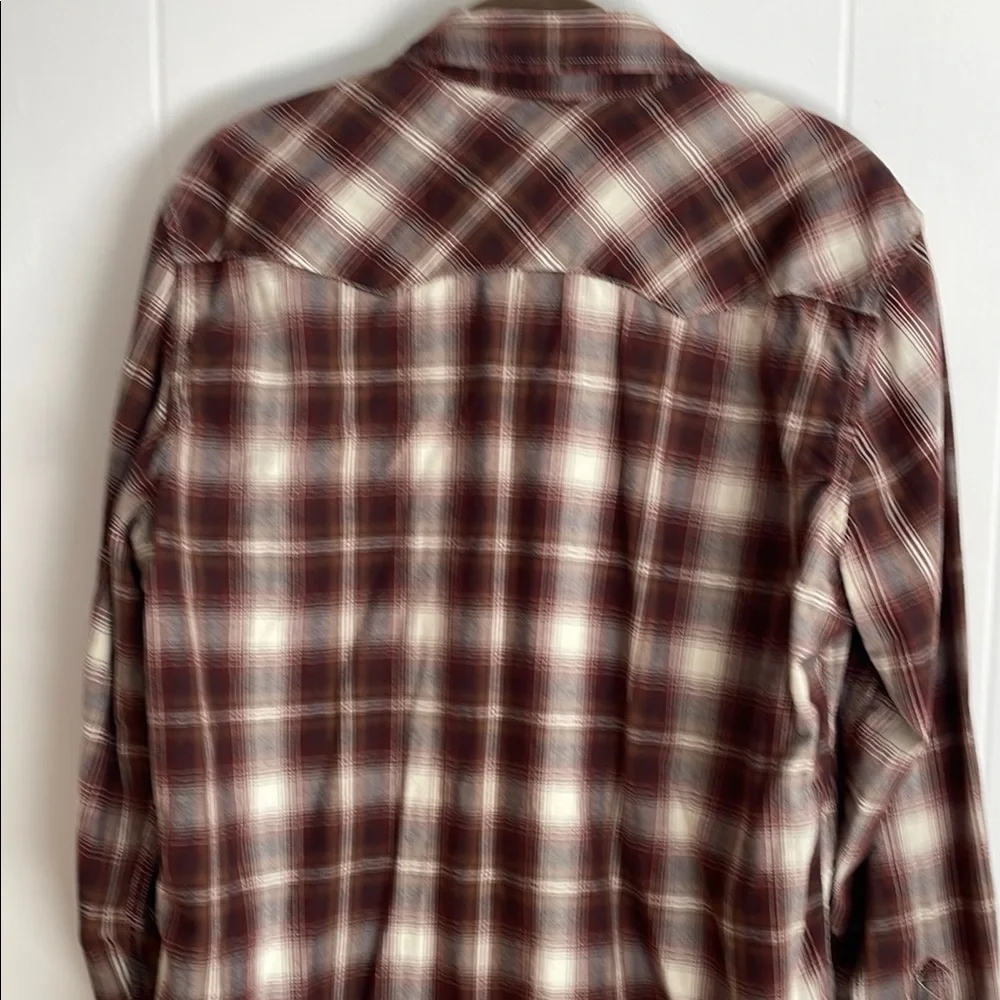 American eagle womens Casual Plaid Shirt - Picture 2 of 4